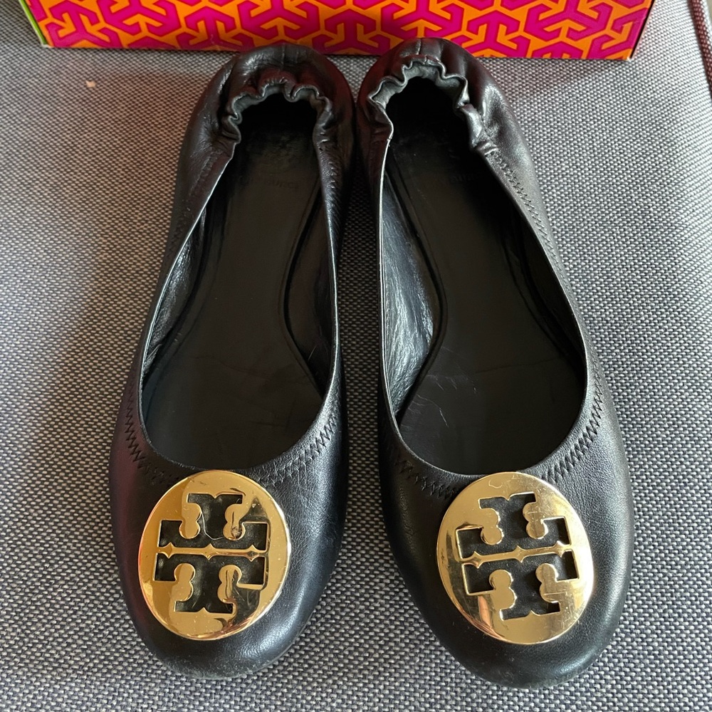 Tory Burch BALLET FLAT, LEATHER